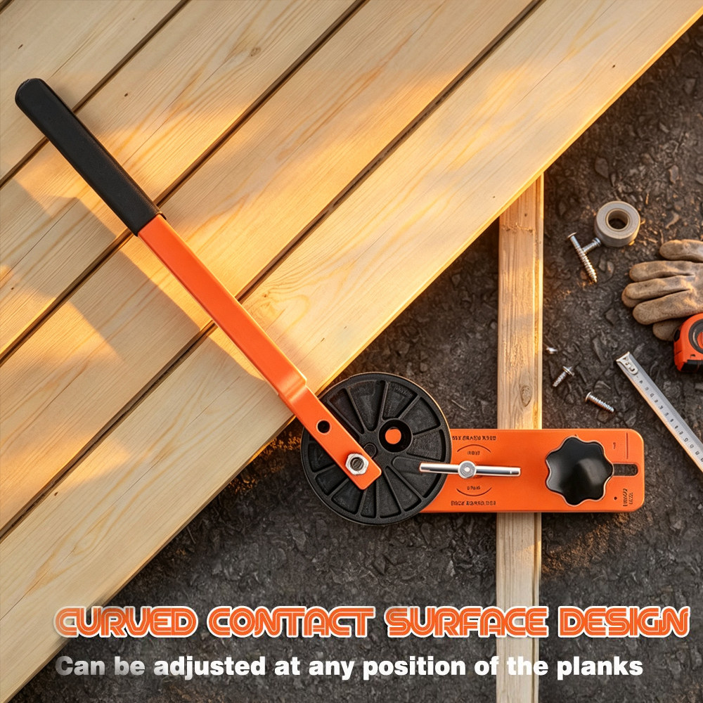 跨境Wood straightener甲板安装工具木板调直器房顶木地板矫正器