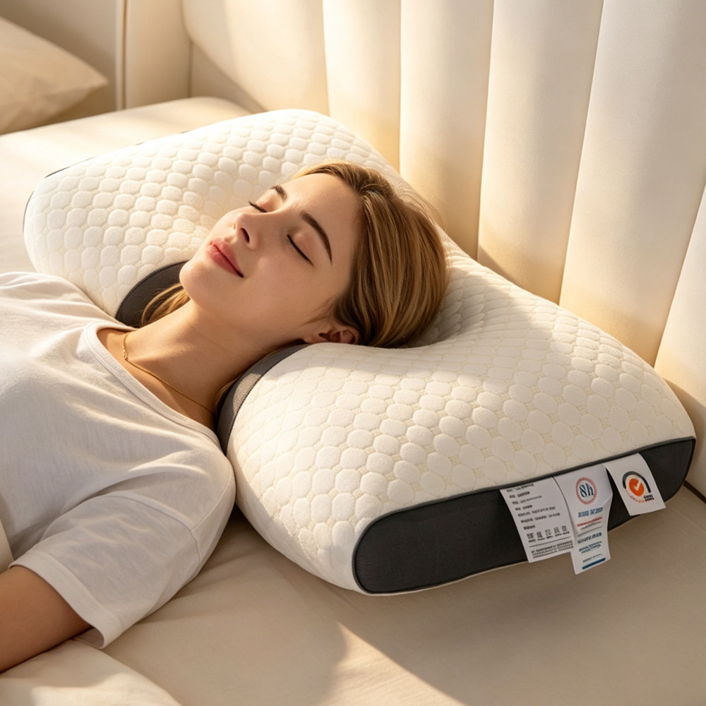 跨境Sleep pillow枕头枕芯不塌陷睡眠失眠枕家用宿舍枕头芯可水洗