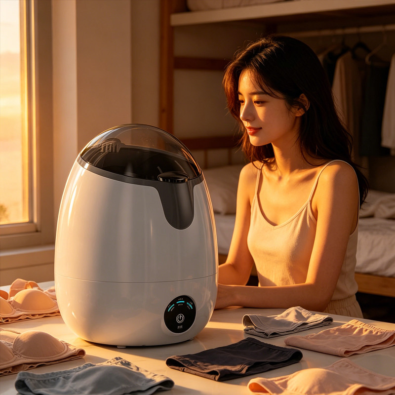 Washing machine迷你洗衣机内衣内裤袜子宿舍家用半自动洗脱一体