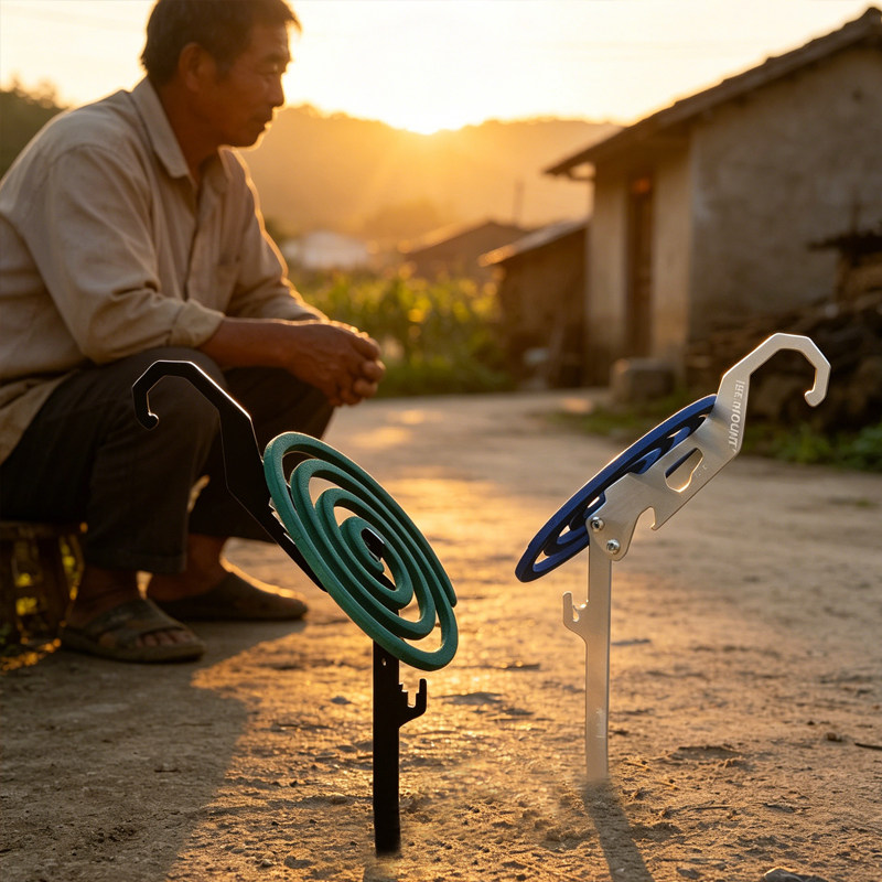 Mosquito repellent bracket户外农村挂钩蚊香支架开瓶器地插驱蚊