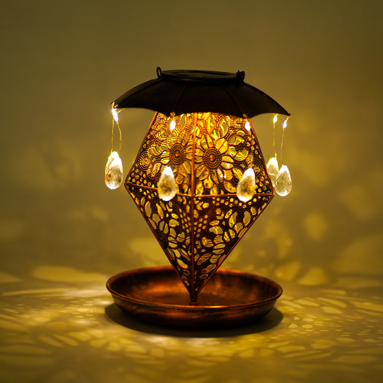 20跨境新品铁艺太阳能灯