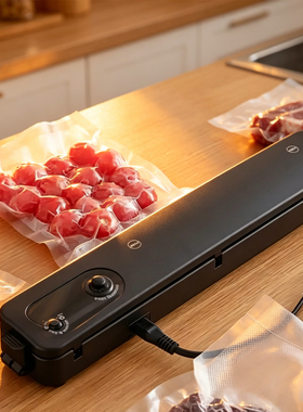 跨境Vacuum Sealer家用抽真空封口机保鲜机厨房食品密封包装机