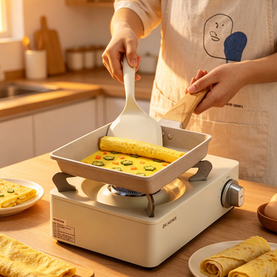 Tamagoyaki frying pan日本玉子烧不粘煎锅牛排早餐平底锅鸡蛋卷