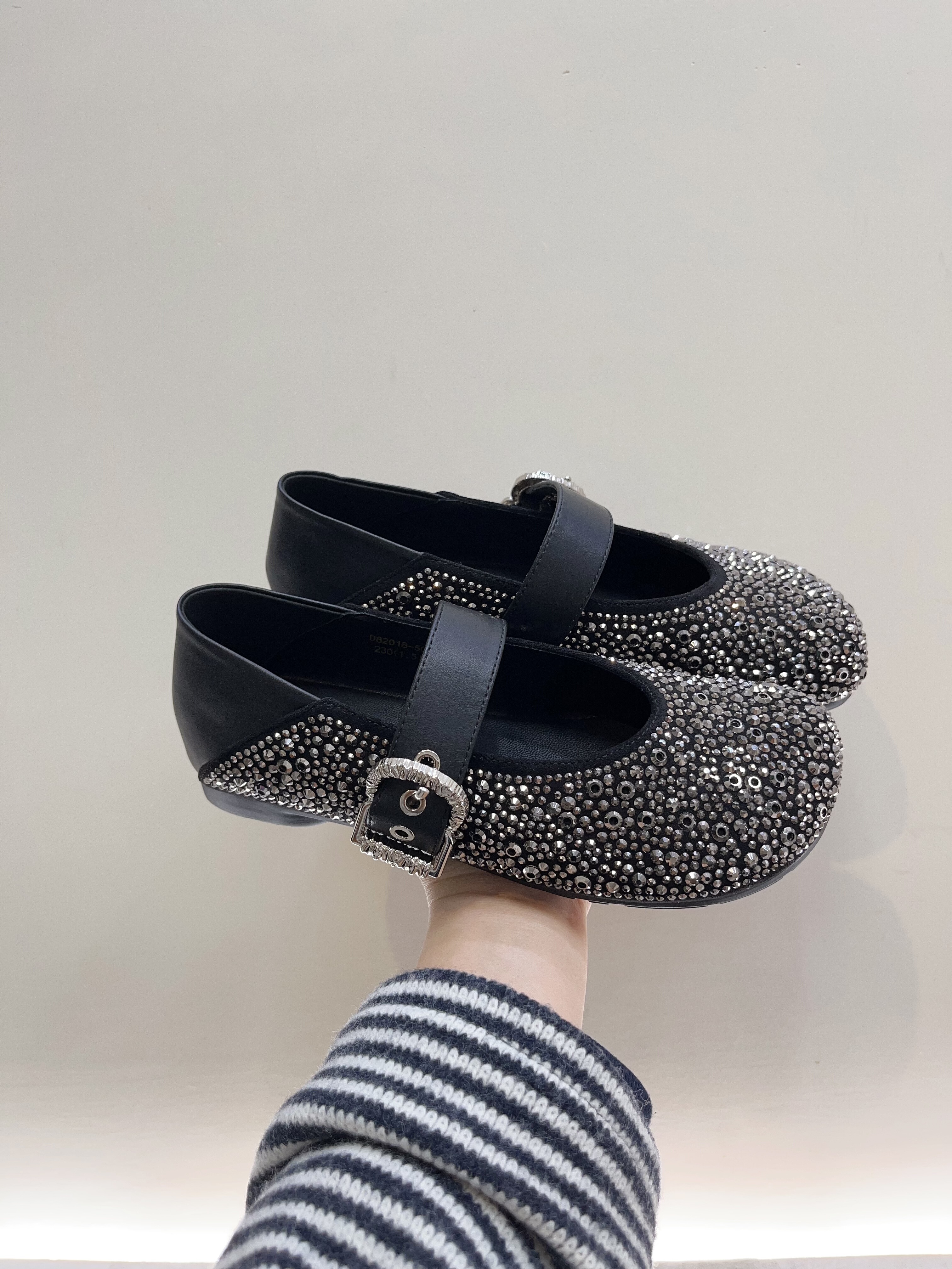 2026早春新款水钻玛丽珍鞋女一字带扣平底浅口单鞋百搭休闲芭蕾鞋,女鞋,时尚芭蕾鞋,淘宝优惠券,粉丝福利购,淘宝优惠卷