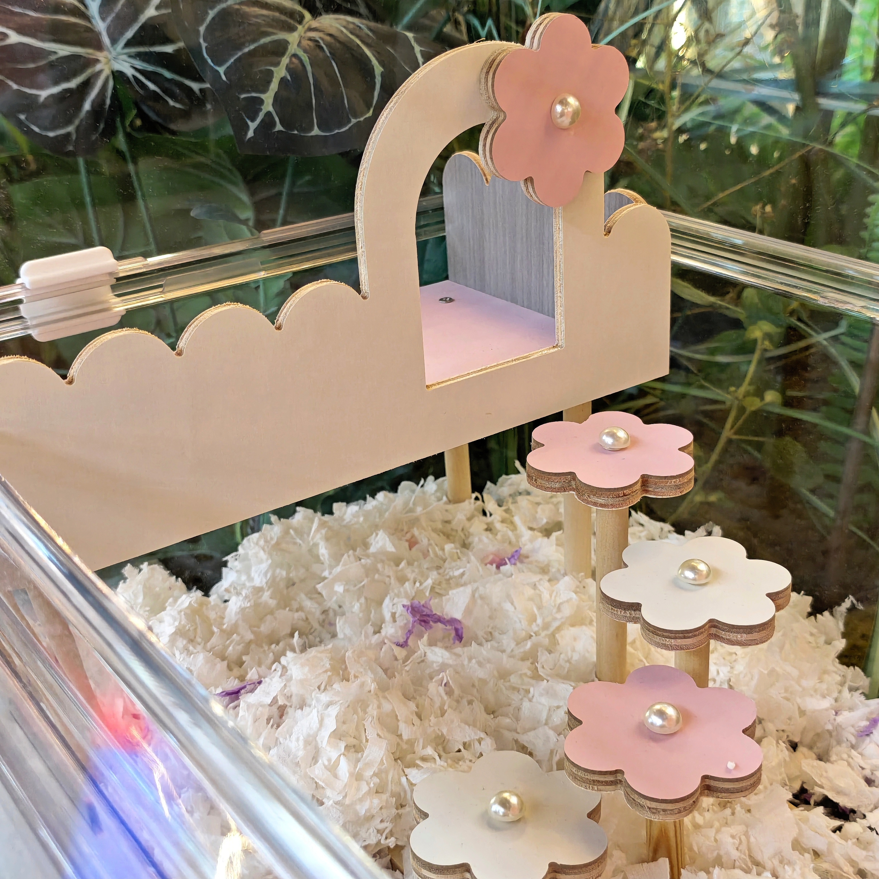 仓鼠金丝熊蜜袋鼯亚克力笼子造景