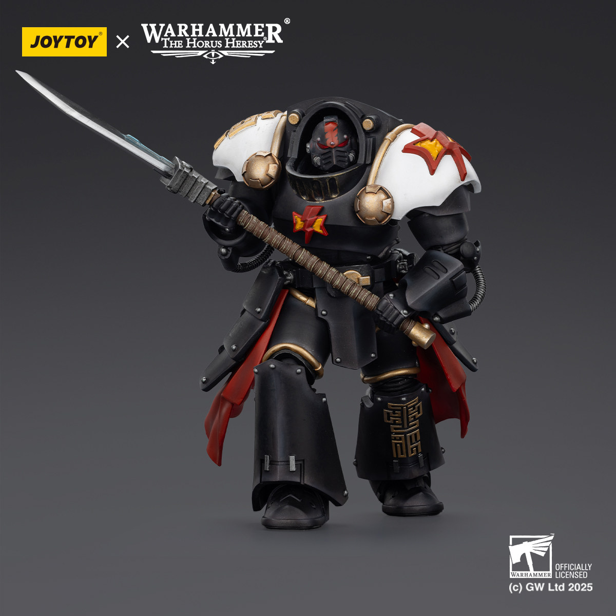 现货JOYTOY 暗源 战锤40K 1/18 白疤军团 黑檀怯薛终结者2  模玩
