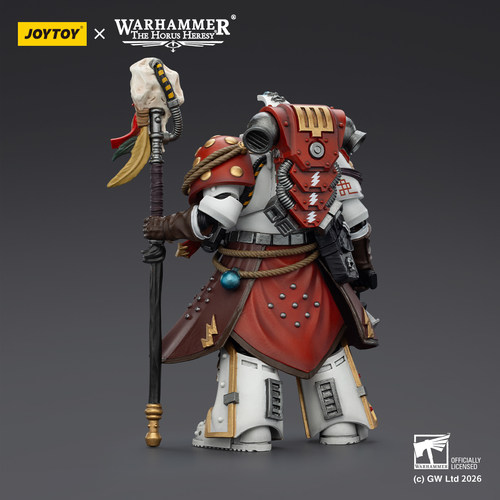 现货JOYTOY 暗源 战锤40K 白疤军团 风暴先知执政官 1/18 模玩