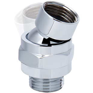 淋浴花洒顶喷万向头4分全铜旋转连接头配件手持喷头调向摇摆弯头