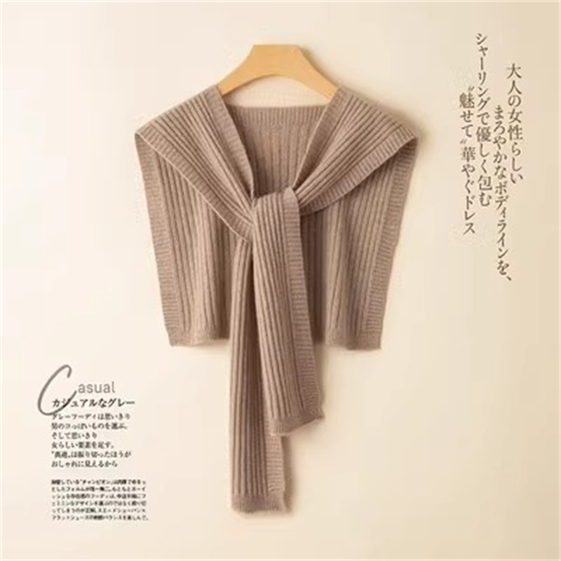 春夏秋纯色韩版女百搭披肩