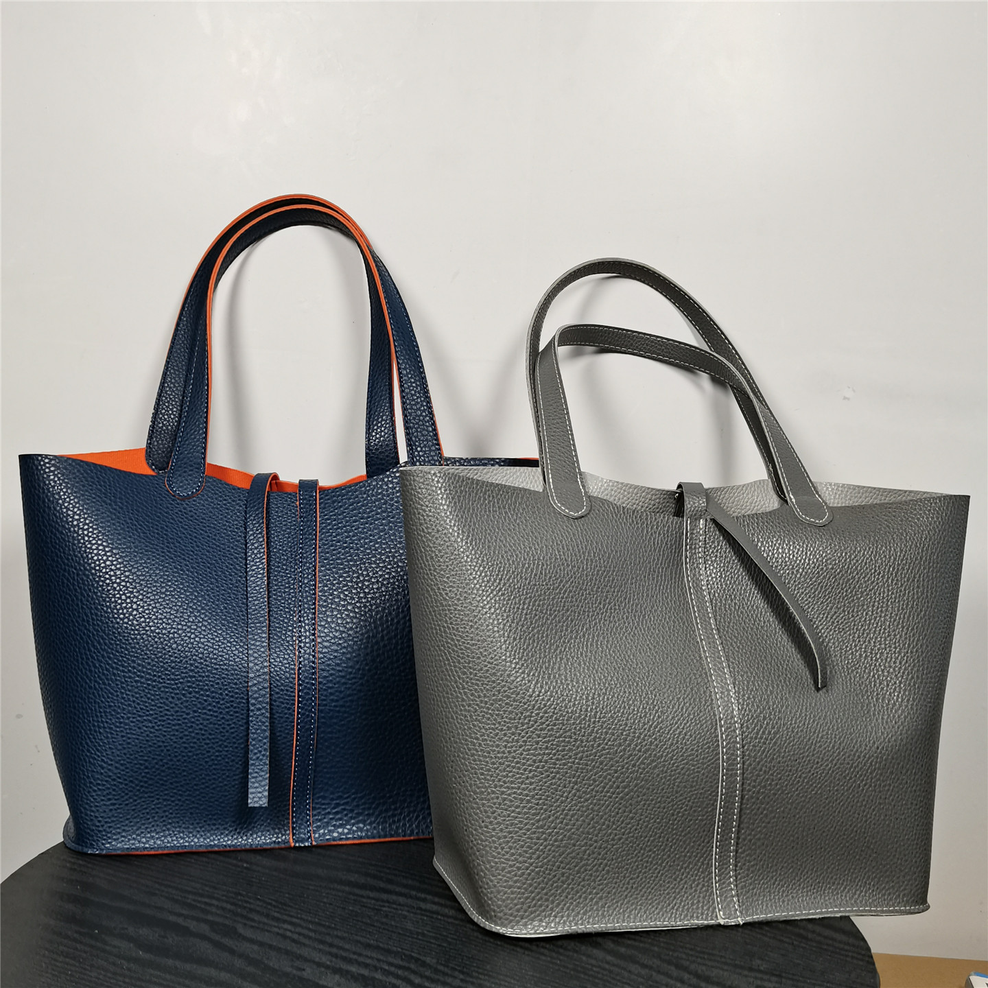 大容量单肩水桶包托特包