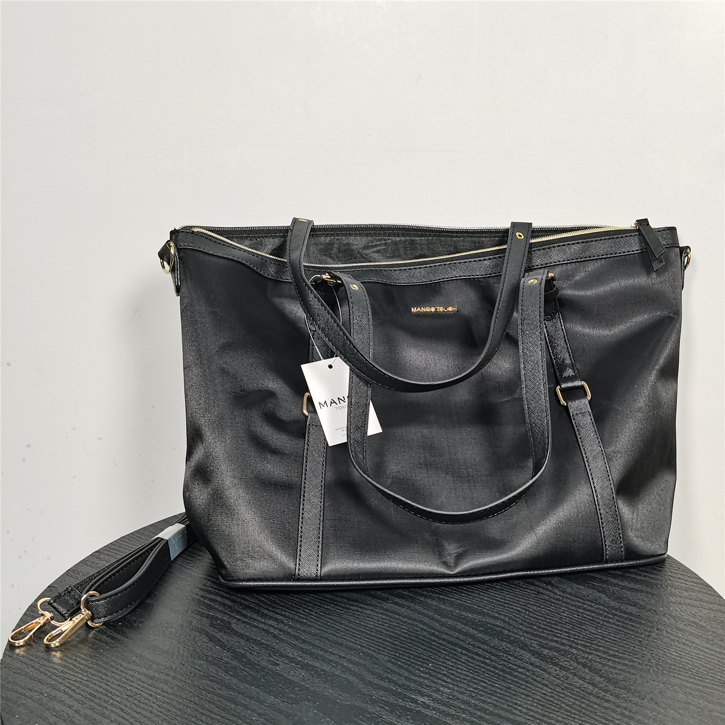 购物袋形拉链休闲简约风单肩出口