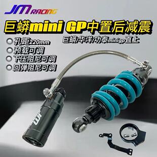 巨蟒miniGP中置后减震避震预载阻尼可调NSF100华洋功泰巨蟒miniGP