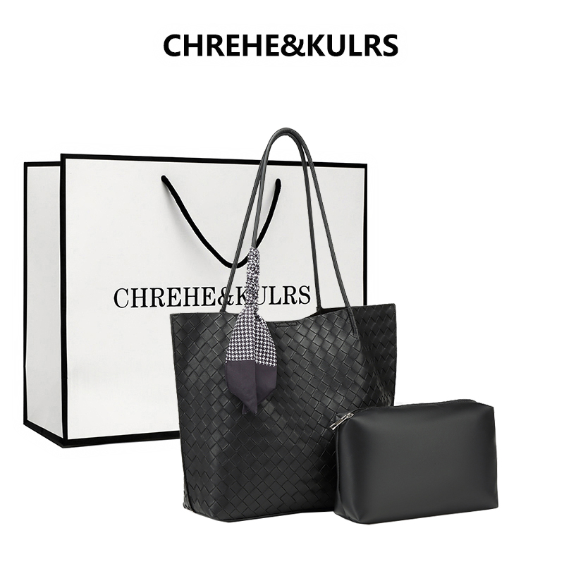CHREHE&KULRS编织托特包