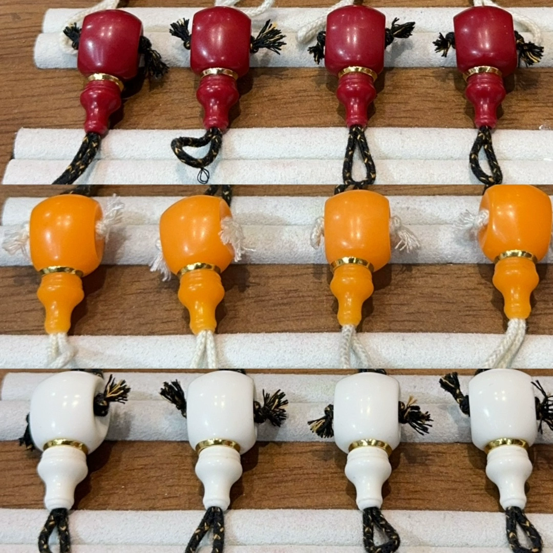 雪巴琉璃精工三色三通配件手串项链隔珠挂件手工DIY文玩时尚配饰