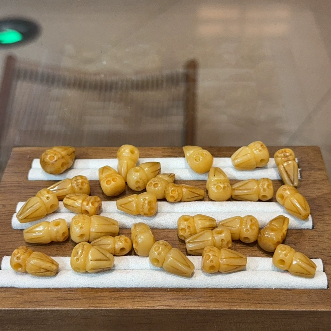 驼骨阿呆擦擦吊坠配件手工编织DIY文玩手链项链隔珠时尚复古配饰