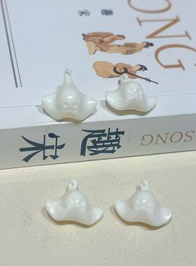 天然驼骨魔鬼鱼文玩配饰配件手串搭配项链配饰DIY