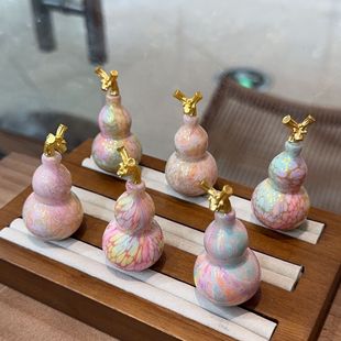 流體大漆葫蘆帶扣龍頭文玩配飾配件diy飾品