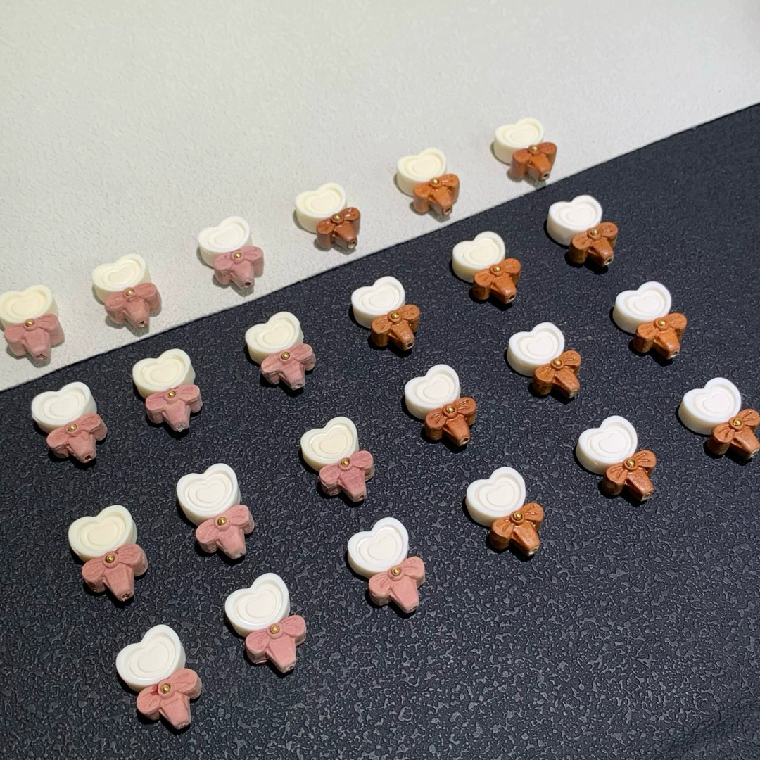 血柏木桃木象牙果爱心魔法棒配件手机链小提溜吊坠手工DIY配饰