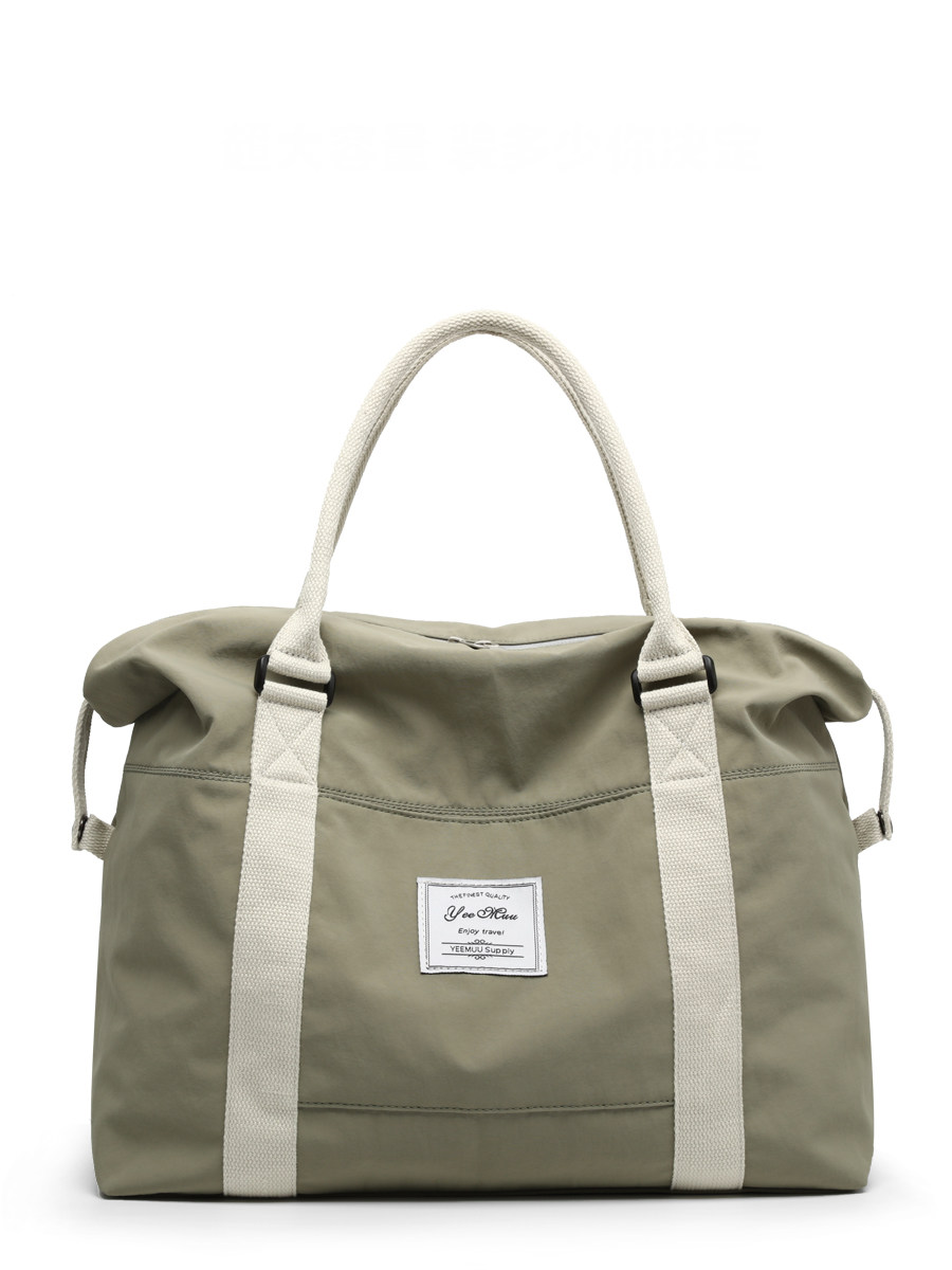 Travel bag: women's large-capacity handbag, travel bag, clothing storage, large bag, men's boarding bag, short-distance delivery bag