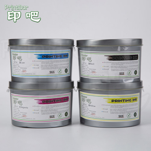印吧环保型大豆胶印高光快干不结皮油墨1公斤真空包装2.5公斤装