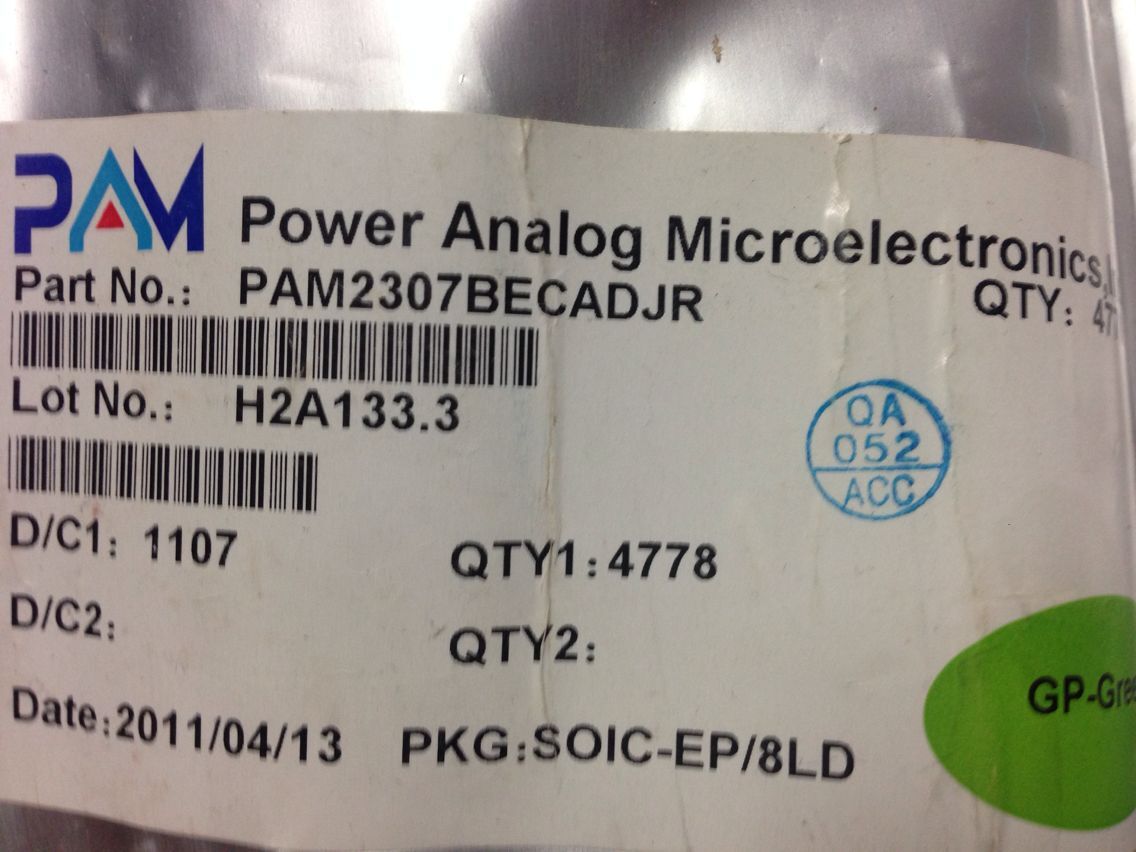 PAM2307BECADJR  PAM2307  2307  SOP-8