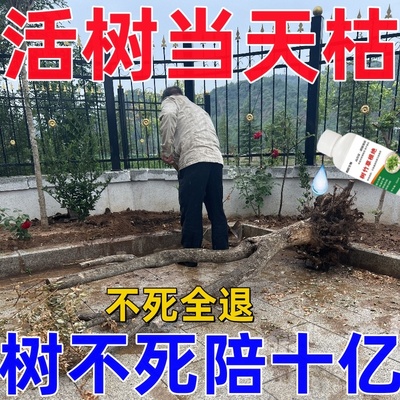 杀大树根药强力除树一滴死枯树王