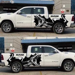 皮卡RAPTOR猛禽RANGER游骑侠大蟒蛇公羊长城炮坦途装饰车贴纸拉花