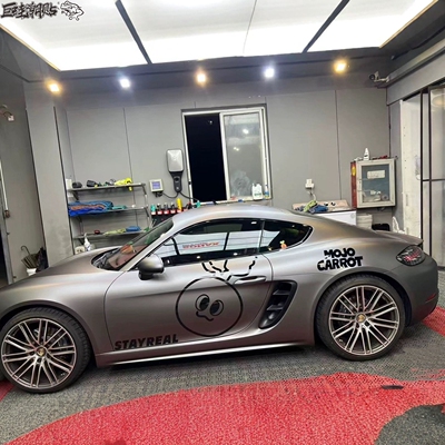 718车贴拉花Cayman个性改装装饰车身机盖贴纸