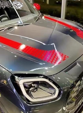 J05 ACEMAN 电动MINI JCW机盖背带裤拉花 个性化升级改色搭配贴纸