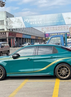 领克03车贴拉花1/02/05/06+改装饰车身侧裙边贴纸 IPCC划痕贴遮盖