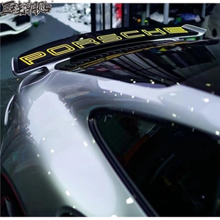 保时捷PORSCHE车贴拉花GT3RS GT2RS GT4 911 718尾翼原厂个性贴纸