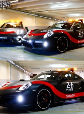 保时捷911GT2新款车贴拉花保时捷718 918 卡宴911gt3 RS改装车贴