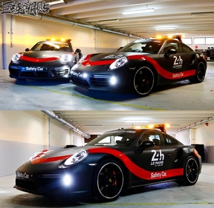 保时捷911GT2新款车贴拉花保时捷718 918 卡宴911gt3 RS改装车贴