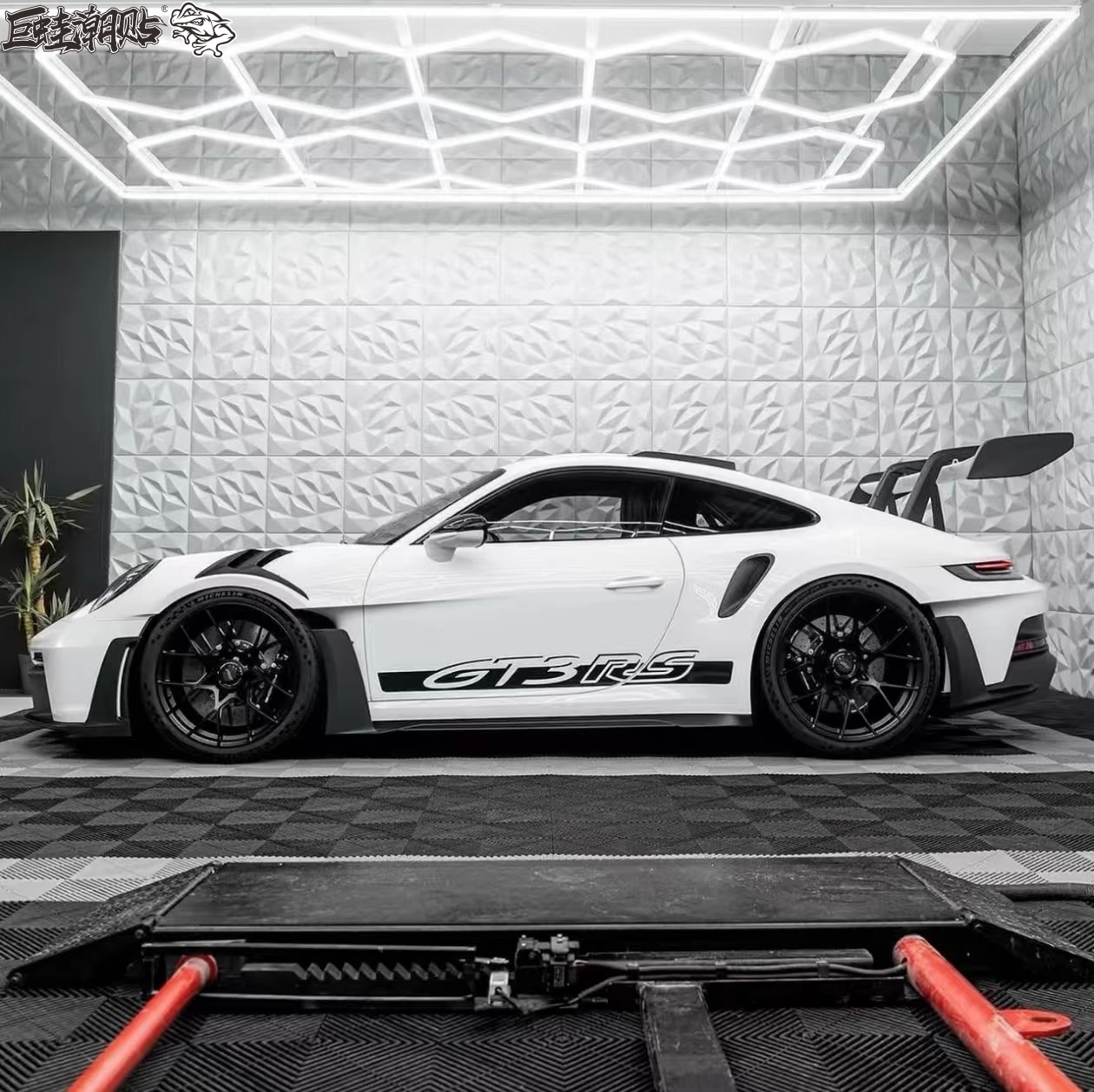 保时捷911 992GT3 RS专用车贴拉花 GT3车身侧裙赛车装饰原厂贴纸