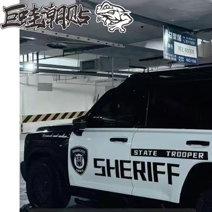 适用坦克400狂派霸天虎极氪001坦克300车身车贴拉花个性涂装贴纸