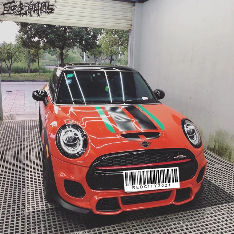 巨蛙潮贴纸宝马minjcw