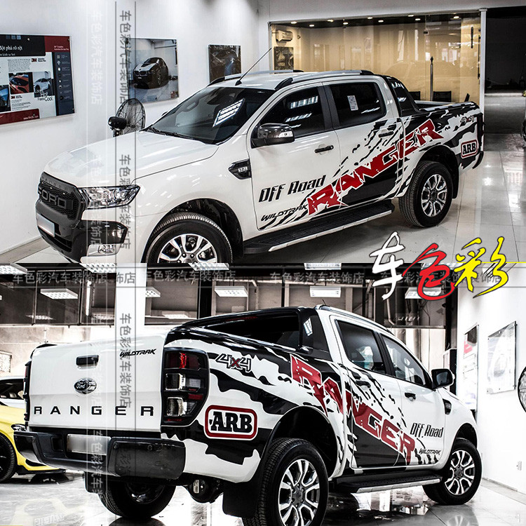 福特猛禽拉花坦途威虎风骏5车贴