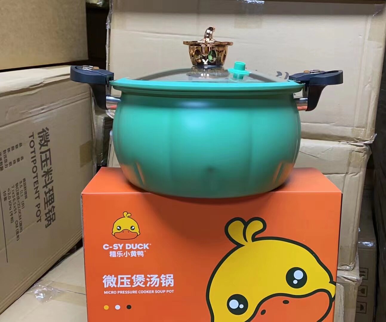 크리 에이 티브 선물 냄비 마이크로 압력 요리 냄비 지방 냄비 수프 냄비 호박 냄비 호박 냄비 투트 냄비 활동 선물 냄비 7L