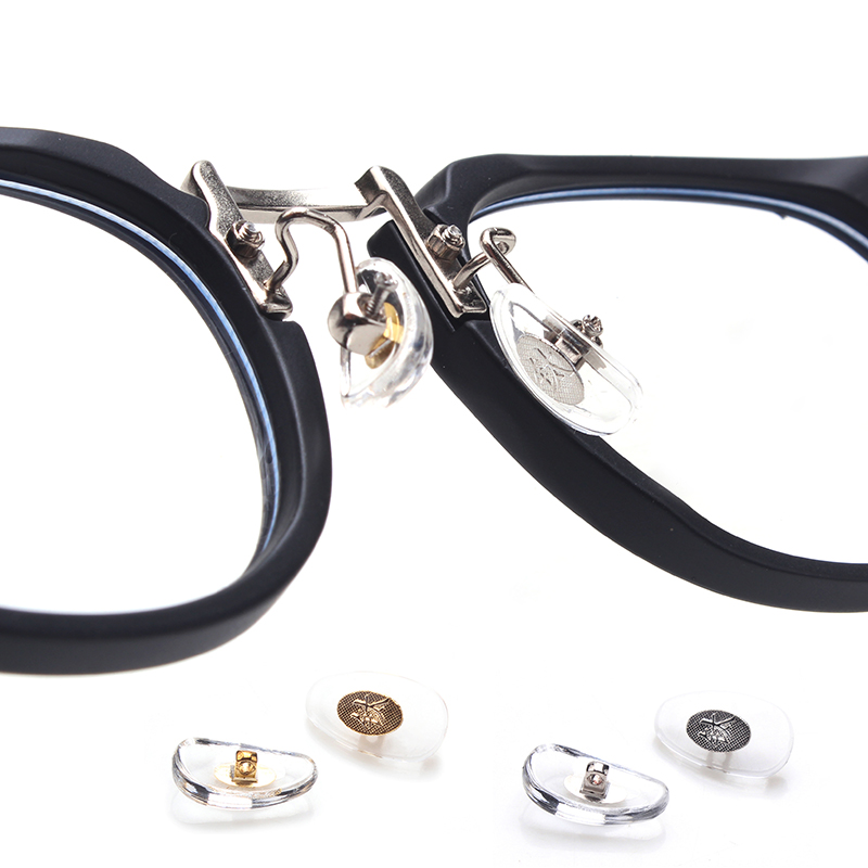 眼镜鼻托钛铜芯螺丝PVC托叶防滑