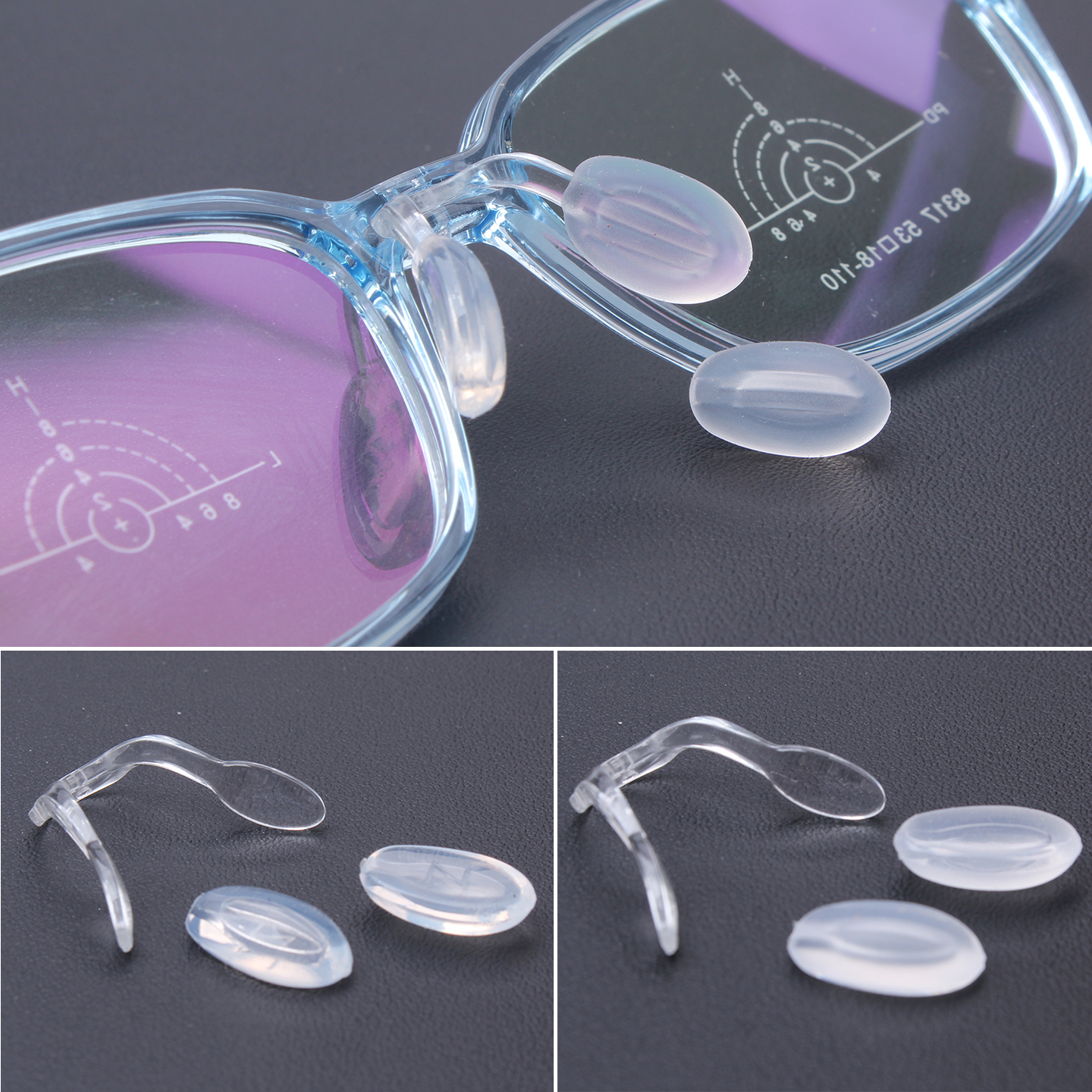 儿童眼镜鼻托套套入硅胶套防滑