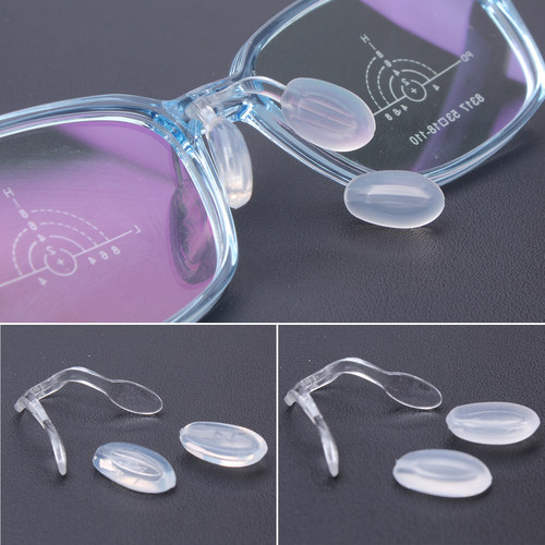 儿童眼镜鼻托套套入硅胶套防滑