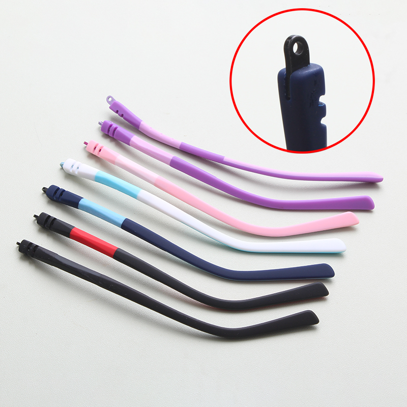 金属单直牙眼镜腿儿童配件小孩学生眼镜脚一对男女童近视眼镜架脚