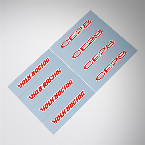 适用 Volk Racing CE28 轮毂改装车贴纸贴花 Wheel Sticker