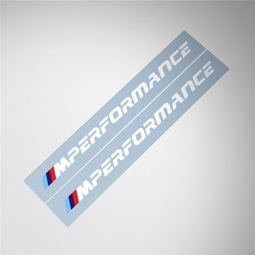 适用M Performance sticker decal新款M系列侧裙车贴纸20cm*1.1cm