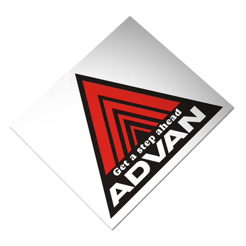 适用ADVAN 三角标个性汽车贴纸贴花车身划痕贴Sticker
