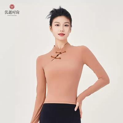 新中式国风修身瑜伽t恤优越时尚