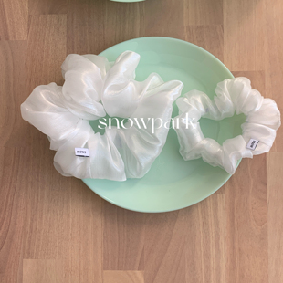 snowpark｜韩系超梦幻bulingbuling星辰系大肠发圈