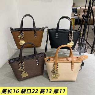 玛莎女包2025新款99626小菜篮子潮流洋气手提轻奢软单肩斜挎包