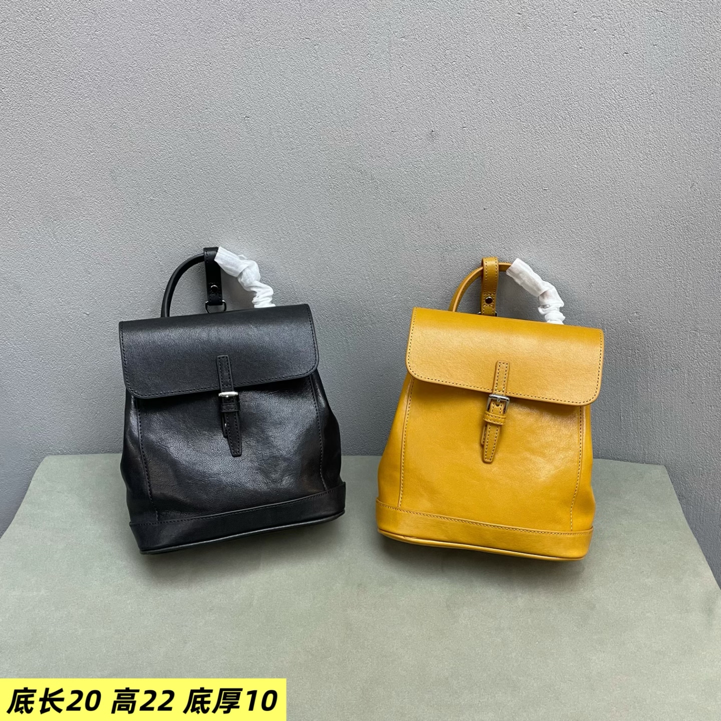 植鞣牛皮小双肩包女包2025新款洋气纯色韩版真皮软休闲质感潮包