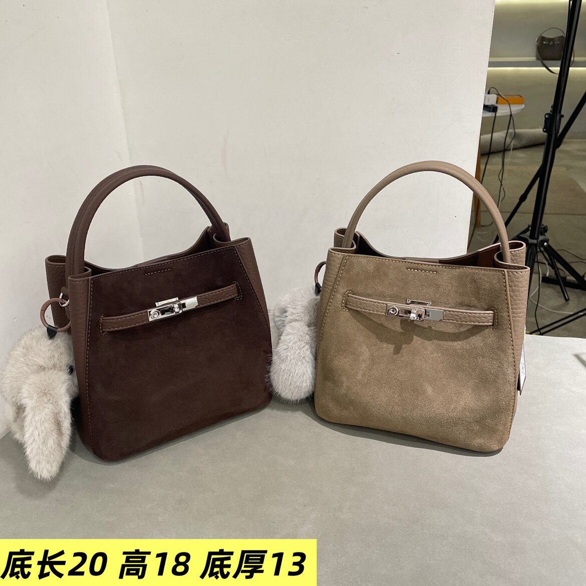 保黛名媛女包2025新款潮流6127-1洋气百搭轻奢软单肩斜挎包水桶